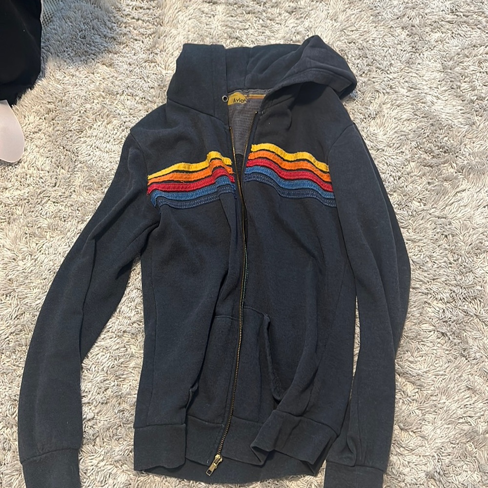 Size medium aviator nation zip up hoodie